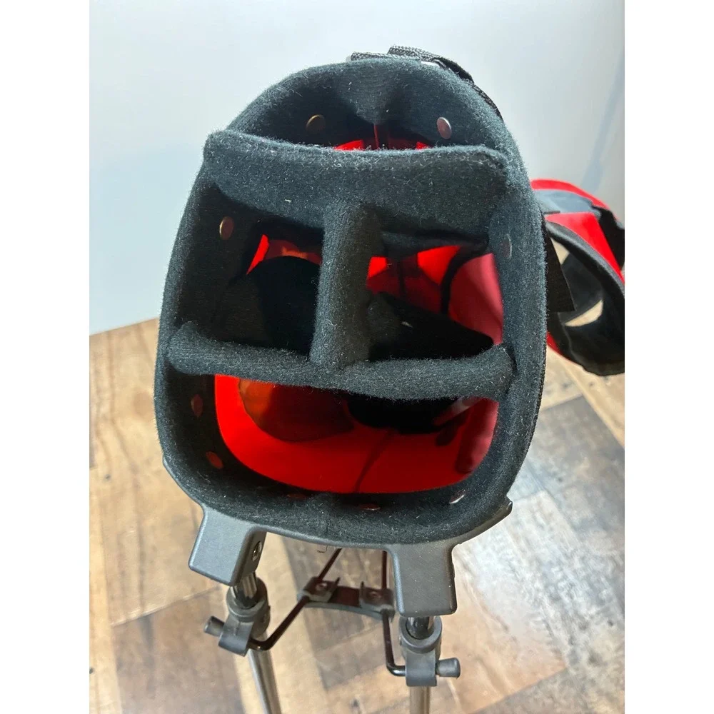 TGA Premier Junior Golf Stand Bag Red Black White Dual Strap kids Youth